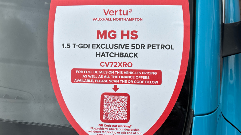MG Hs 1.5 T-GDI Exclusive 5dr Petrol Hatchback